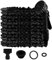 Gsakskdsap Manguera Jardin Extensible 15 Metros, Manguera Flexible Jardín con Pistola Rociadora 7 Funciones, Garden Hose, Manguera de Riego de Plantas para Lavado de Coches, Limpieza de Suelos (Negro)