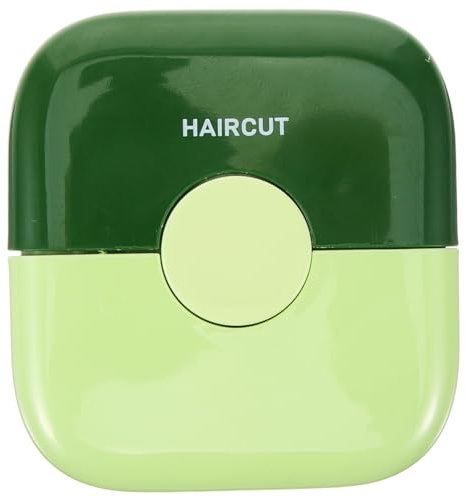 WRITWAA Tagliacapelli Manuale 2 in 1 per Donne Pettine, per Doppie Punte e Frangia, Plastico Verde, Semplice e Delicato, per Uso da Viaggio e All'aperto