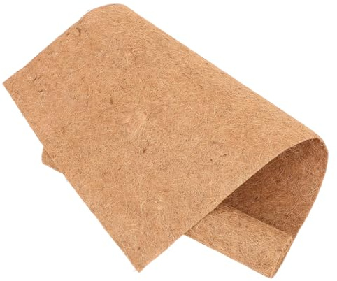 Milisten Tapis Naturel Fibre De Noix pour Terrarium De Reptiles Matériel Respirant Perméable à Eau Substrat pour Tortues Lézards Et Serpents