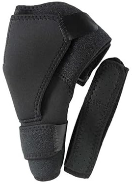 Azarton Bergxpertenn SchulterFitt - Schulterbandage, verstellbar, für Impingement-Syndrom, unterstützt Schmerzlinderung, für Damen und Herren, Sport und Alltag, schwarz