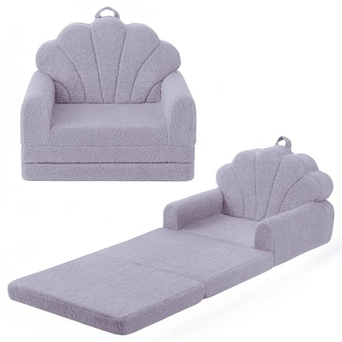Poltrona per bambini convertibile (Grigio)