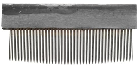 SECFOU Metallkamm mit 84 Zähnen Vielseitiges Pflegewerkzeug aus Eisen zur Reinigung und Haarglättung für Geigenbogen und Erhu Bogen für Musikinstrumente