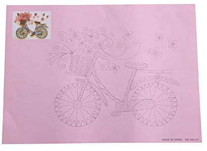 Oumefar DIY Bastelpapiere 16 Muster Vorlagenpapier Quilling Ortungspapier Werkzeug Bastelanfänger