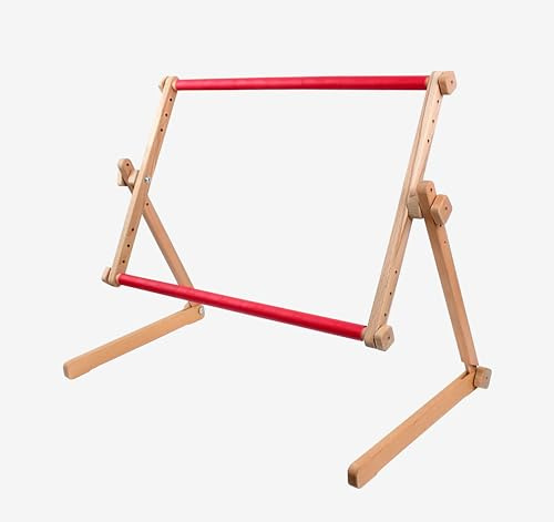 Luca-S - Supporto da ricamo con cornice, in legno di faggio massiccio, per punto croce e ricamo, supporto per telaio (30 x 48 cm)