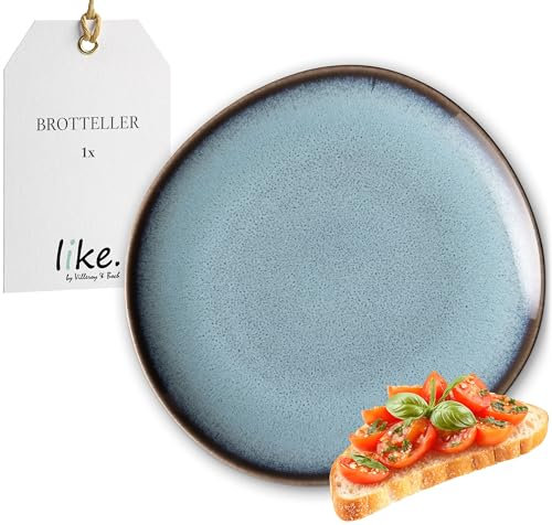 like. by Villeroy & Boch Lave glacé assiette à pain 17,5 x 17 x 2 cm