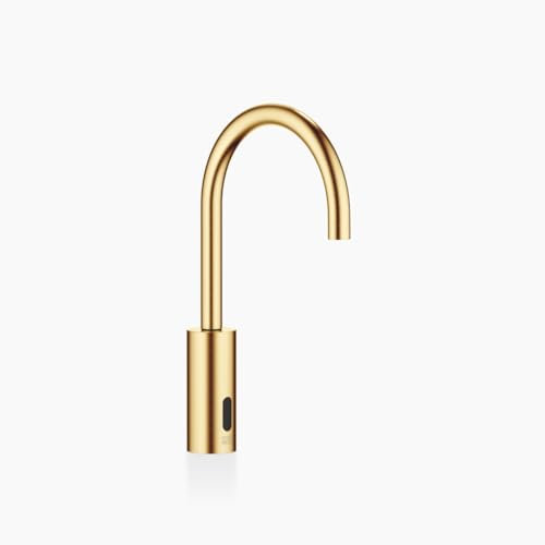 Dornbracht META Waschtischarmatur, Batterie-/Netzbetrieb, Ausladung 165mm, 44521660-28, Farbe: Messing gebürstet