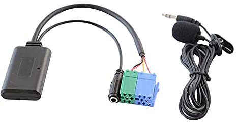 Glakyur Auto Bluetooth Musica Audio Microfono Vivavoce Adattatore per Grande Punto Dopo il 2007 per