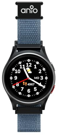 Anio 6 Smartwatch für Kinder, GPS und Telefonfunktion, Dt. Hersteller, Datenschutz und -Telefonsupport, Lange AKKU-Laufzeit, SOS, Telekom SIM-Karte 30€ Amazon-Gutschein nach Registrierung