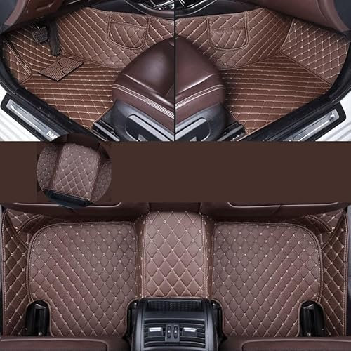 Fußmatte Pkw Auto Fußmatten Für Mini Für Countryman 2011-2018 Jahr Verbesserte Version Fuß Coche Zubehör Teppiche Auto-Fußmatte(Color:Kaffee)