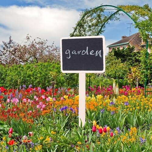 10 Stück Mini-Tafelpfähle aus Holz, Pflanzenschild, Pflanzen, Blumen, Preisschild, Mini-Nachricht, Tafel, Gartendekoration, Gartenpflanzenmarkierungen, Schilder, Gartenpflanzenetiketten, Schilder für