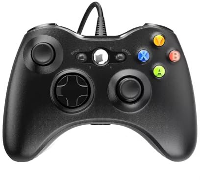 DARLINGTON & Sohns Controller passend für Xbox 360 Gamepad USB Controller mit Ladekabel PC Joystick Joypad