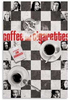ijshndgn Coffee And Cigarettes Poster Vintage Art Cover Room Decor Aesthetic for Bedroom Living Room Walls Aesthetic Poster 12x18inch(30x45cm) Unframe-style