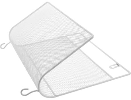 Amosfun Wandhängendes Bücherregal Metall Wandzeitschriftenhalter Wohnzimmer Schlafzimmer Aktenregal Mit Abgerundeten Ecken