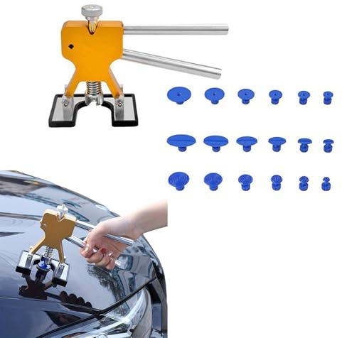 Swtgaah Set di strumenti per la riparazione di ammaccature auto Rimuovi ammaccature Set di strumenti per la riparazione di ammaccature Set di rimozione ammaccature Kit per la rimozione di ammaccature