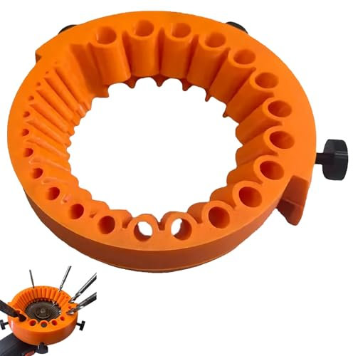 Affûteuse de forage, affûteuse de foret, ponceuse universelle, pour perceuse, outils d'affûtage efficaces, pour la famille, le travail en plein air, orange