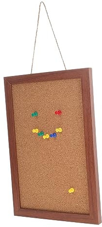 SEWACC Korktafel Holz-pinnwand Mit Glatter Schreibfläche Für Notizen Und Fotos Tragbar Wand Montierbar Vielseitig Für Home Office Und Bildungszwecke