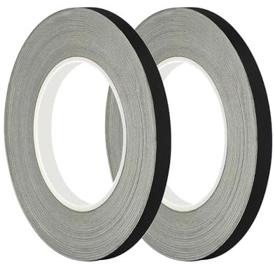 Ctyjia 2 Rouleau Ruban Isolant, 5mm x 30m Ruban Électrique, Ruban Adhésif Isolant pour Fils et Câbles, Noir