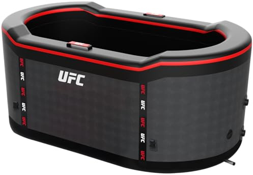 N NETSPA Ice Bath UFC (SP-UFC301) - Bain Froid ICEBATH UFC Dropstitch : L’Innovation au Service de la Récupération - 170 x 67 x 92 cm - 1 Personne - 320 L - Compatible Glaçons & Chiller