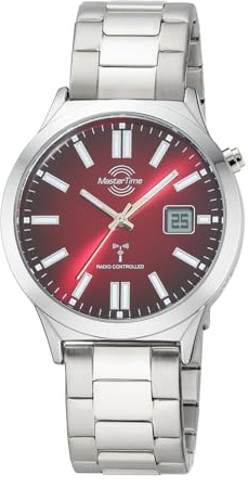 Master Time Funk Quarz Herren Uhr Analog-Digital mit Edelstahl Armband MTGA-10945-81M
