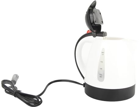 Irfora 12v da Viaggio per Camion Lo Scaldabagno, Bollitore Portatile da 1000 Ml con Acciaio Inossidabile, Facile da Usare per la Preparazione al caffè, Tour a Guida Autonoma,