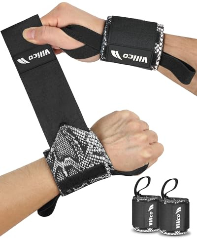 FitDA 2PC Handgelenk Bandagen Zughilfen Krafttraining für Handgelenkstütze
