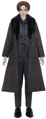 Oueneifs BJD docka 1/3 Staffbjd full set en 72 cm lång docka med ullkappa hartsleksak för 15+ år