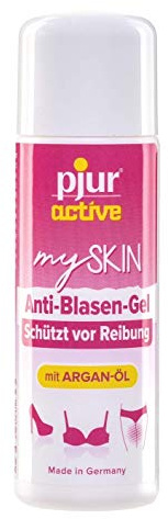 pjuractive mySKIN - Hudskyddande gel för kvinnor - Slipp smärta från blåsor och friktion tack vare en osynlig skyddsfilm (30ml)
