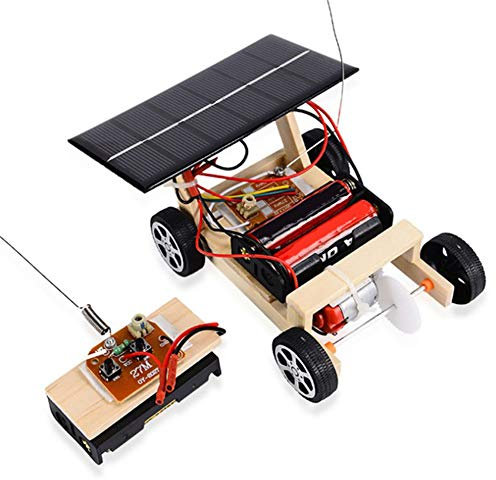 DIY Solar Fernbedienung Auto, Pädagogische Drahtlose Fernbedienung Spielzeug Kinder Montiert Solar Auto Set Solar Spielzeug
