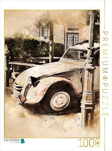 CALVENDO Puzzle Citroen 2CV Le Canard 1000 Pièces Taille 48 x 64 cm Photo Puzzle Image de Peter Roder