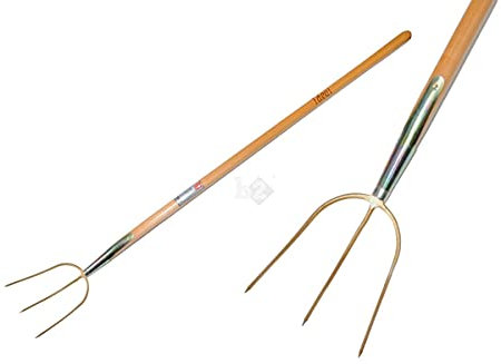 Idealspaten Gabel Streugabel IDEAL 3 Zinken ca. 161 cm Gabel 260x200 mm