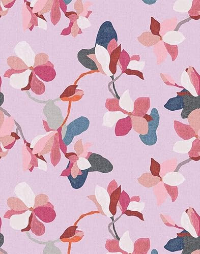 Digitaltapete MAGNOLIA Rosa Floral Fototapete Für Wohnzimmer Schlafzimmer Made in Germany