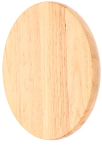 COHEALI Siege De Tabouret Rond Bois Massif Assise De Remplacement Robuste Pour Tabouret De Bar Et Canteen Élégant Et Bois Naturel
