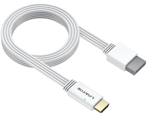 LiNKFOR Câble Convertisseur Wii vers HDMI 150cm Plug & Play 1080P/720P Compatible TV/Moniteur/Projecteur pour Jeux Familiaux