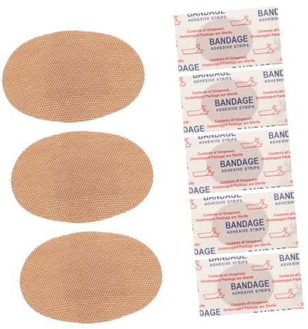 Hemobllo 50piezas Curita Transpirable Vendaje Adhesivo Para Cuidado De Heridas Vendas Elásticas De Tela Para Nudillos Vendaje Para Heridas Pequeñas Uso Diario
