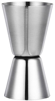 Jigger de mesure Cocktail en acier inoxydable, Double Shaker, tasse boisson, d'esprit, Gadgets cuisine, Bar(20x40ml silvery)