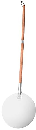 Pala de Pizza Duradera, Conveniente, con Mango de Madera, Casero Paleta de Pizza de Metal Cáscara de Pizza para Cocina, 127cm, Individual