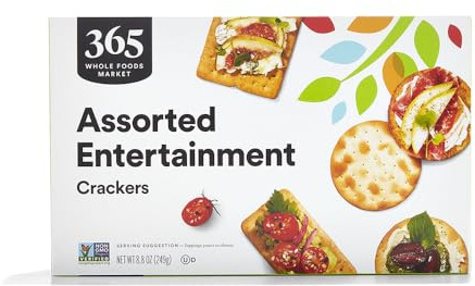 365 by Whole Foods Market, Assorted Entertaining Crackers, 8.8 Ounce