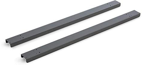 blumfeldt Palazzo Base Standplatte für Pavillon Bodenbefestigung (2 x Standfüße, pulverbeschichtet, Stahl, inkl. 16 Schrauben) schwarz