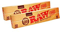 RAW Classic Pre-Rolled Cones King Size - 2 x 32 Stück - 109 mm - Basic64