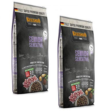 2 x 12,5 kg = 25 kg Belcando Senior Sensitive Trockenfutter Sparpaket