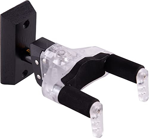 HERCULES PLEXI AGS Plus - Soporte de pared para guitarra (base de madera, 20Y Edición)