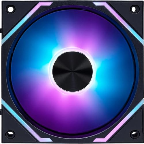 MSI MPG EZ120 ARGB Lüfter - 1x 120 mm ARGB-Lüfter, fluiddynamisches Lager mit zusätzlicher Mutterbefestigung, Mystic Light & Cooling Wizard Unterstützung mit MSI Mainboards