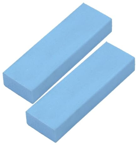 Mikinona 2pcs Kitchen Cleaning Eraser Reusable Stainless Steel Limescale Eraser for Pans Stains Remover Dish Scrub Brush