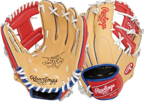 Rawlings Select Pro Lite Youth Baseball-Handschuh | Pro-Spieler-Modelle | Größen 26,7 cm – 31,1 cm | mehrere Stile