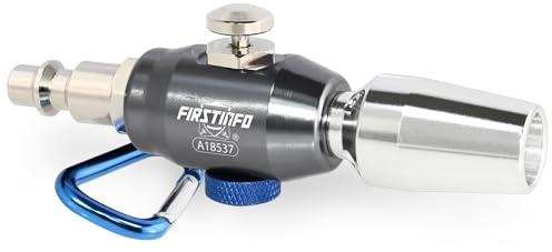 FIRSTINFO A18537US Mini Aluminum Windstorm Air Duster – High Flow Nozzle, Adjustable Flow