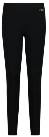 CMP Unlimitech 34T2076 Damen Winter-Leggings für Laufen und Outdoor-Aktivitäten, Schwarz , S