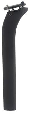 DONGLING SattelstüTze 0/25 Grad Volle Carbon Faser Super Starke Straße/Berg Sitz Rohr MTB Fahrrad Sattelstütze 100 * 350mm SattelstüTze Gefedert(25 Dgree Black Matte)