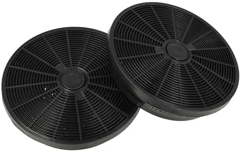 vhbw 2x Filtres à charbon actif compatible avec Rosieres RHT650IN, RHT650PN, RHT6300LIN, RHT6300LPN, RGM91IN hotte aspirante