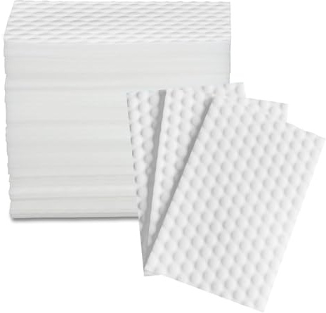 Foamworld Paquete de 40 esponjas mágicas de borrador, esponjas de limpieza desechables extragruesas, almohadillas resistentes para cocina, zapatos, paredes y más, esponja de limpieza blanca