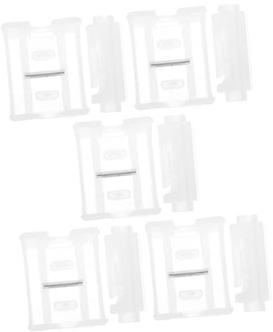 DECHOUS Lot de 10 Enrouleurs De Cordon pour Store Vénitien Clips De Support pour Store Vénitien Clips pour Store Enrouleur Chaîne Crochet pour Store Pompon Transparent